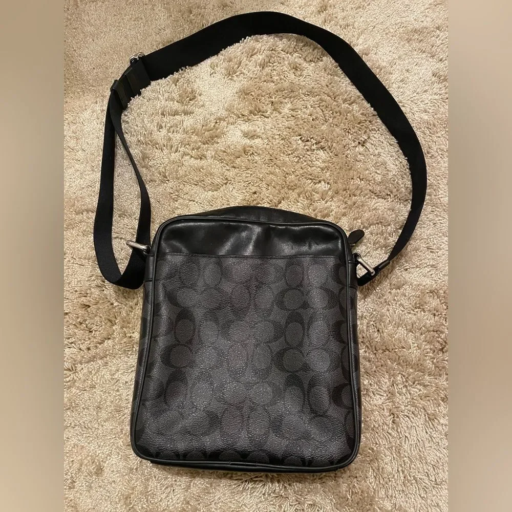 Coach Shoulder Bag - Black Red White - Y2k Shoulder Pouch - Unisex Carry-On Bag